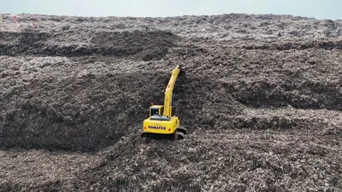 The Main rubbish dump Stock Footage 260908088