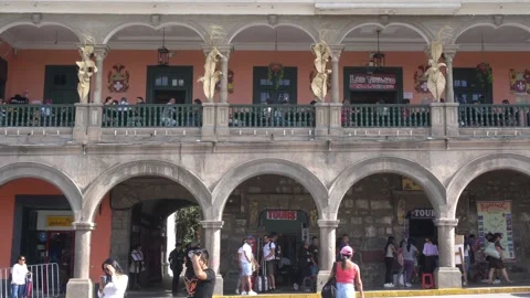 Main square of ayacucho peru Stock Footage 244012249