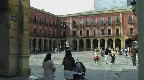 Main square Stock Footage 8914123