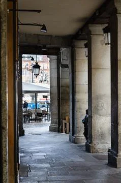 Main square of Madrid Stock Photos