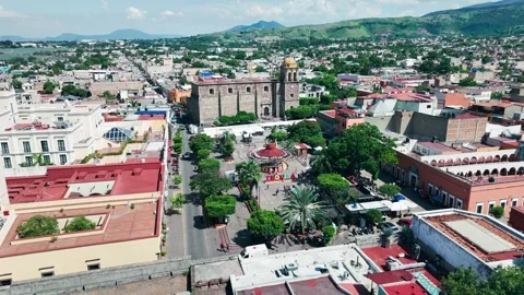 Main Square in the Magical Town of Tequila, Jalisco. Mexico Stock Footage 285261916