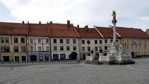 Main Square of Maribor Stock Photos