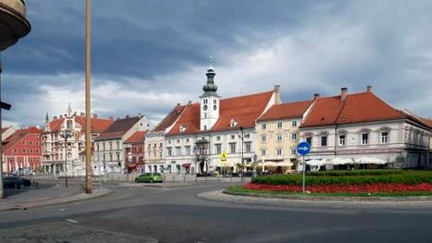 Main Square of Maribor Foto stock
