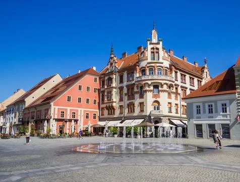 Main Square, Maribor Stock Photos