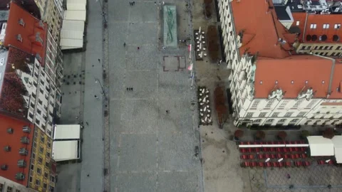 Main Square, Old Town, Wrocław, Poland, 4k clip Stock Footage 211110376