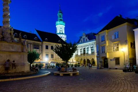 The main square in Sopron 写真素材