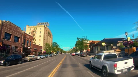 Main St Bozeman MT Vídeos de archivo 117240596