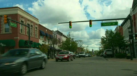 Main St Drive 動画素材 686817