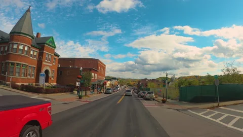 Main St Newport, VT 스톡 동영상 144899384