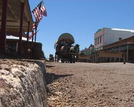 Main St in Tombstone, AZ Stock Footage 135007