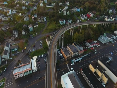 Main Street in Astoria Stock Footage 80675152