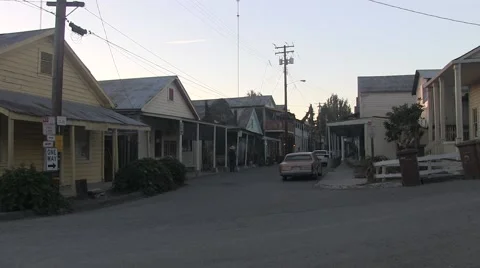 Main street in old town Video stock 43117553