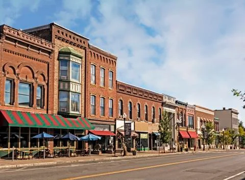 Main street Stock Photos