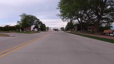 Main Street St. Clair River in Michigan 4K Video stock 156130487