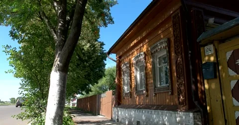 The main street of Suzdal Stock Footage 64872413