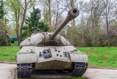 The main tank of the Soviet Army of the Second World War Stock Photos