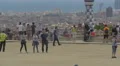 The main terrace of Park Guell with Barcelona cityscape in the background 4k or 4k+ Resolution