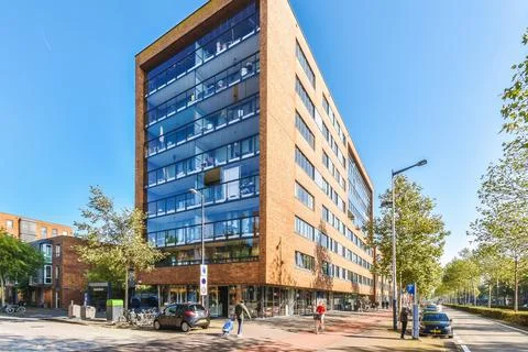 Main view of the office building Stock Photos