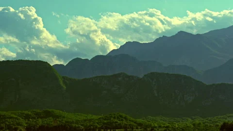 The Mainarde mountain range and the Abruzzo Lazio and Molise National Park Stock Footage 157782592