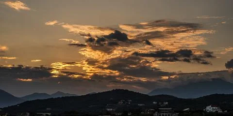 The Mainarde mountain range extends along the border between Molise and Lazio Foto stock