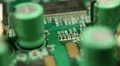 Mainboard View Electronic Scheme Circuit Electrical Connection Radio Board Tech HD Footage