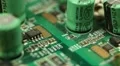 Mainboard View Electronic Scheme New Technology Board Pattern Power Tech Server HD Footage