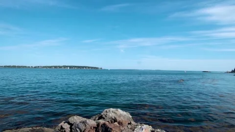 Maine Beach Timelapse Video stock 205317085