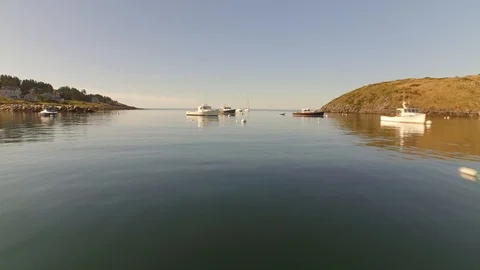 Maine Harbor 001 Stock Footage 88838749