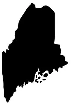 Maine Stock Illustration