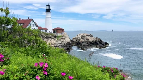 Maine lighthouse 動画素材 197373571