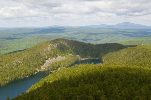 Maine Mountains 스톡 사진