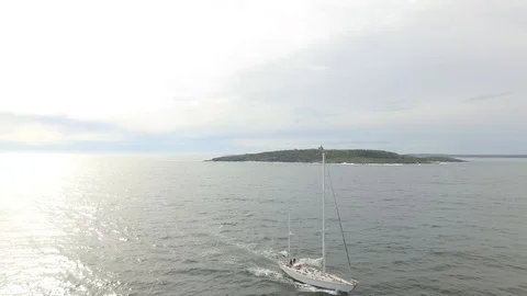 Maine Sailing 002 Stock Footage 88838760