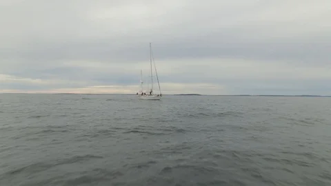 Maine Sailing 003 Stock Footage 88838763