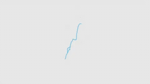 Maine State Line Map Self Drawing Animated Overlay, Alpha 4K Видео 340292973