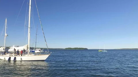 MaineDock 004 Stock Footage 88838859