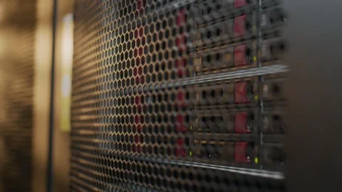 Mainframe Computer in Server Room Stock Footage 303554199