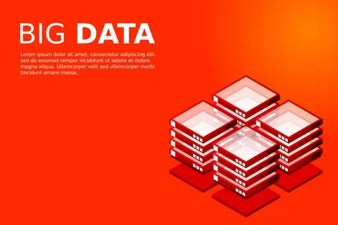 Mainframe, powered server, high technology concept, data center, cloud data s 스톡 일러스트