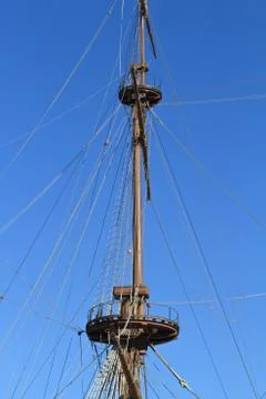 Mainmast - vertical composition Stock-Fotos