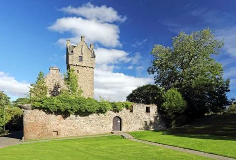 Mains Castle Foto stock