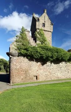 Mains Castle Foto stock