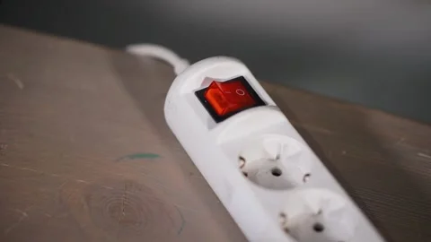 Mains electric filter Video stock 234976824