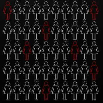 Maintain a distance between you and other people. Coronavirus outbreak. Socia 스톡 일러스트