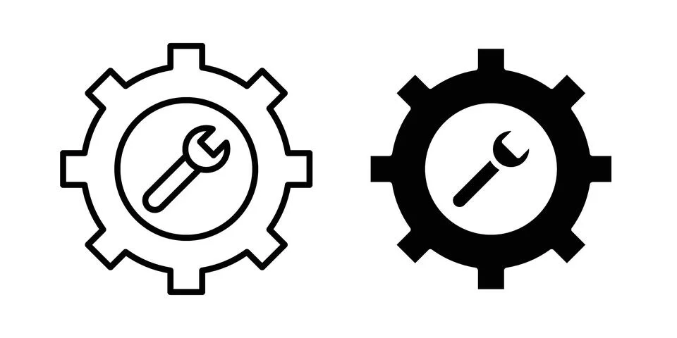 Maintainance icon vector design. EPS10 Stock Illustration