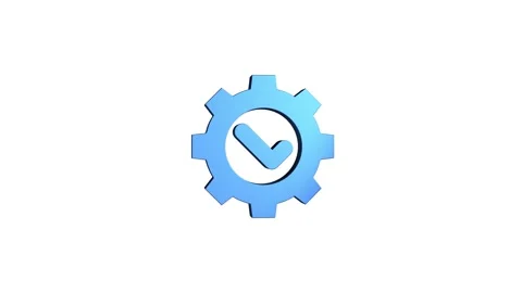 Maintenance 3D rendering rotating gear mechanism wheel for teamwork success.. Stock Footage 313462776