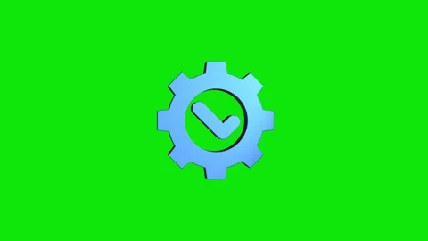 Maintenance 3D rendering rotating gear mechanism wheel for teamwork success.. Stock Footage 313462780