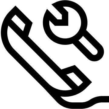 Maintenance Cal Vector Icon Design Illustration Illustrazione stock