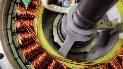 maintenance of the electric motor of ele... | Stock Video | Pond5