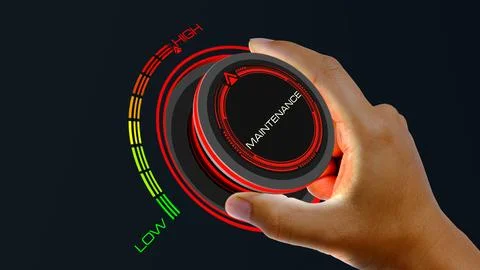 MAINTENANCE HIGH Illustrazione stock