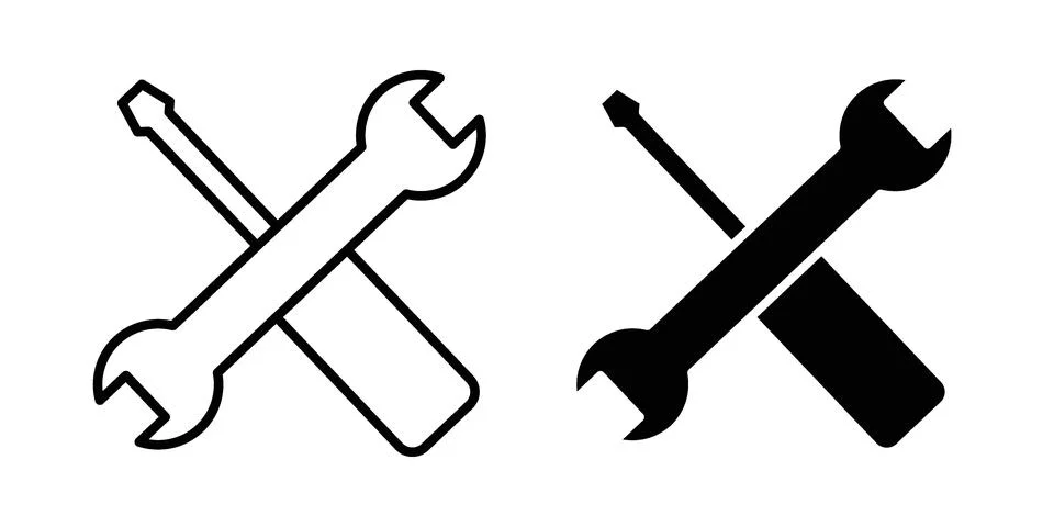 Maintenance icon graphic element. web icon set Stock Illustration