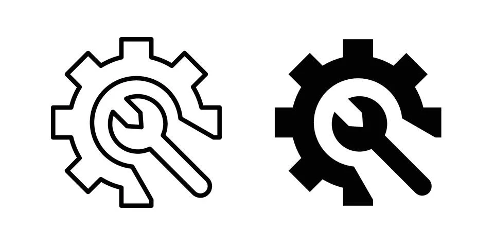Maintenance icon vector design illustrations Stock Illustration